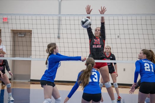 Middle School Volleyball serving rules