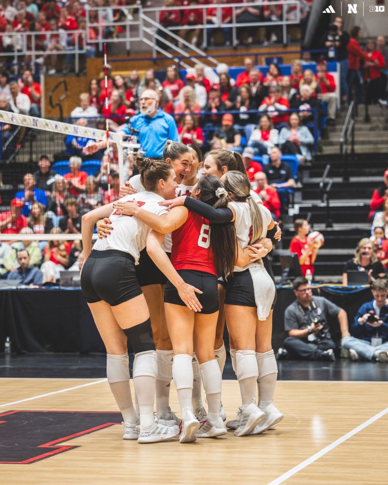 Nebraska Volleyball spring match against Denver