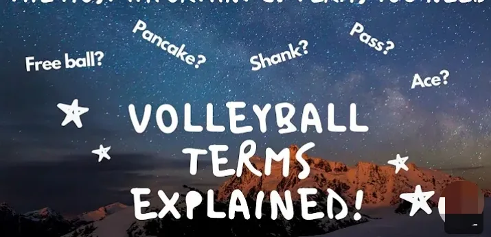 Terms in volleyball