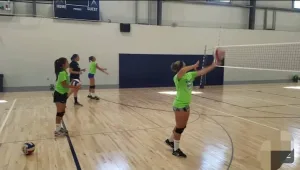 Volleyball serving Drills for Freshman