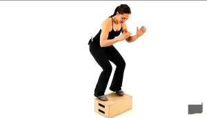 Box Jumps: volleyball strength exercises 