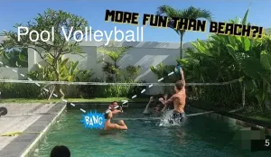 Pool volleyball 