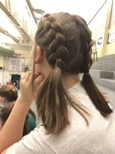 Volleyball hairstyles 