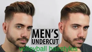 Undercut volleyball hairstyles for men 