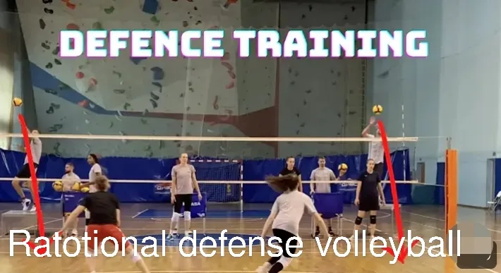 rotational defense volleyball