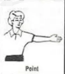 Volleyball referee signals 