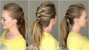 Easy Volleyball hairstyles 