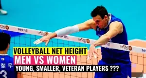 Mens Volleyball Net Height vs Female