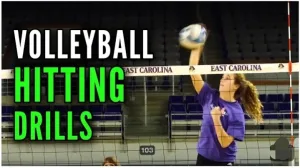 Volleyball hitting drills