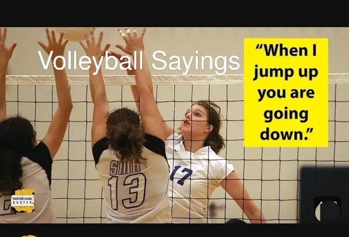 volleyball sayings